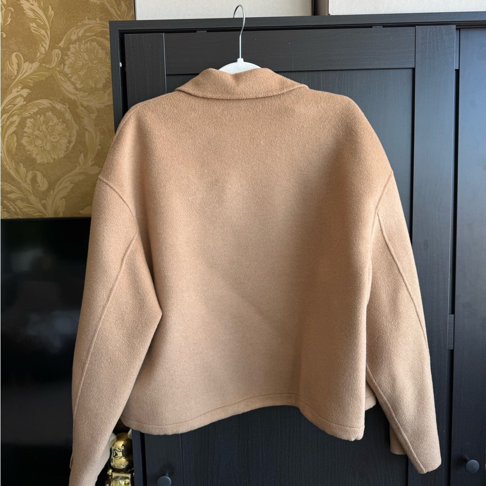 Massimo Dutti Wool Blend jacket with zip up - Picture 9 of 11
